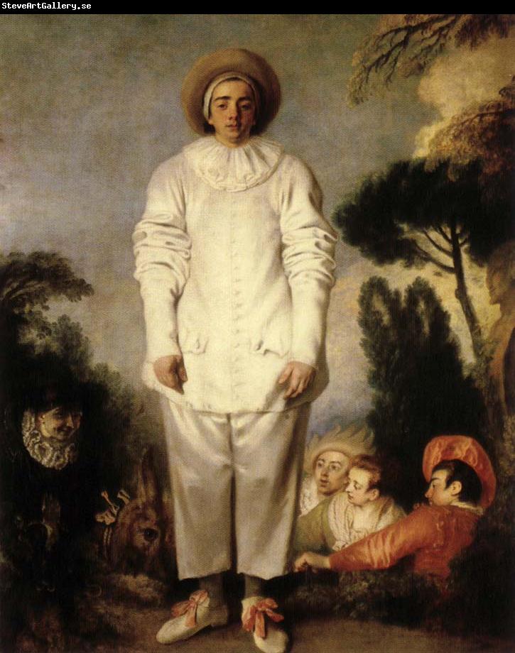 Jean-Antoine Watteau Gilles or Pierrot